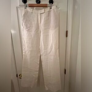 St.John Sport linen pants lined 10